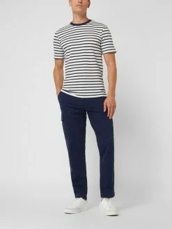 Scotch & Soda T-Shirt Mit Streifenmuster - Offwhite