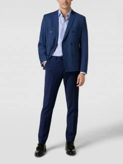 Drykorn Slim Fit 2-Knopf-Sakko Mit Woll-Anteil Modell 'Irving' - Royalblau