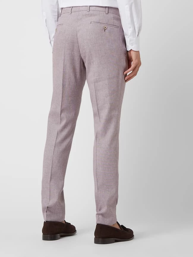 Atelier Torino Slim Fit Anzug Mit Leinen-Anteil Modell 'Tancredo' - Flieder 7 Atelier Torino Slim Fit Anzug Mit Leinen-Anteil Modell 'Tancredo' - Flieder – Bild 7