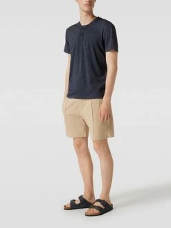 Tom Tailor T-Shirt Mit Logo-Stitching - Dunkelblau