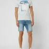 Pepe Jeans T-Shirt Mit Logo Modell 'Sawyer' - Hellblau