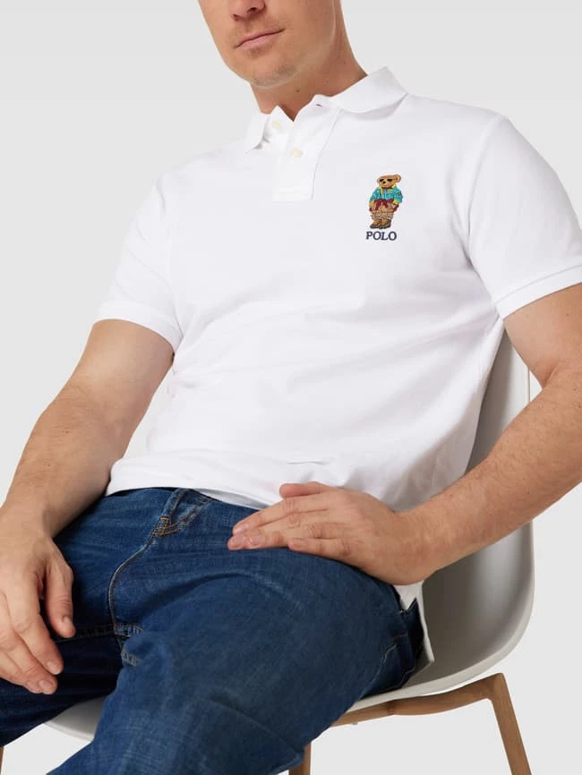 Polo Ralph Lauren Poloshirt Mit Label-Stitching - Offwhite 3 Polo Ralph Lauren Poloshirt Mit Label-Stitching - Offwhite – Bild 3