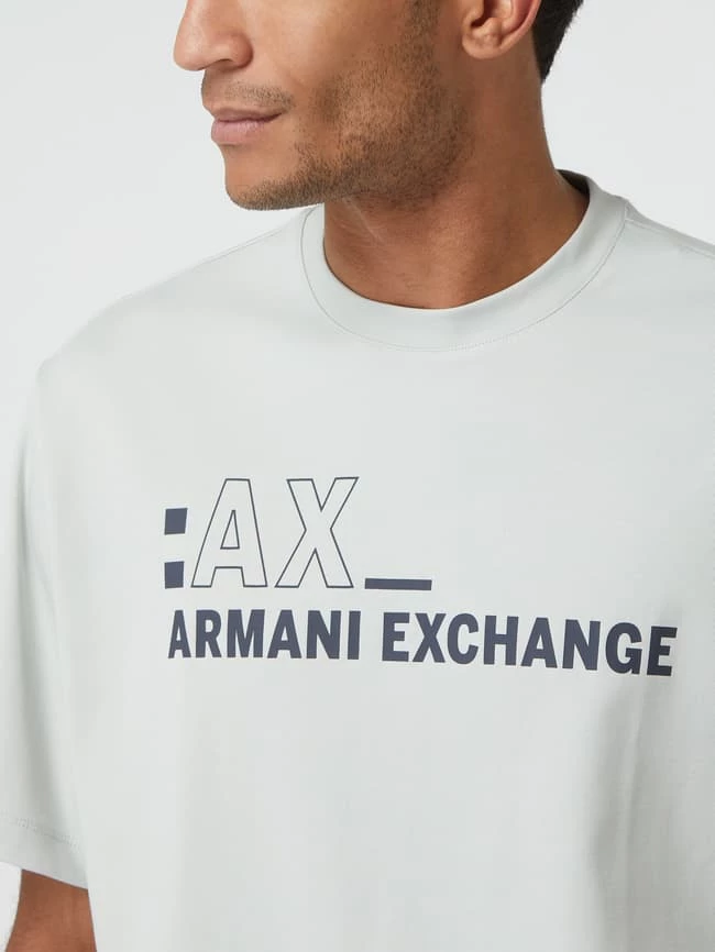 ARMANI EXCHANGE Loose Fit T-Shirt Mit Logo - Stein 3 ARMANI EXCHANGE Loose Fit T-Shirt Mit Logo - Stein – Bild 3