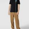 Christian Berg Men T-Shirt Mit Label-Print - Marineblau