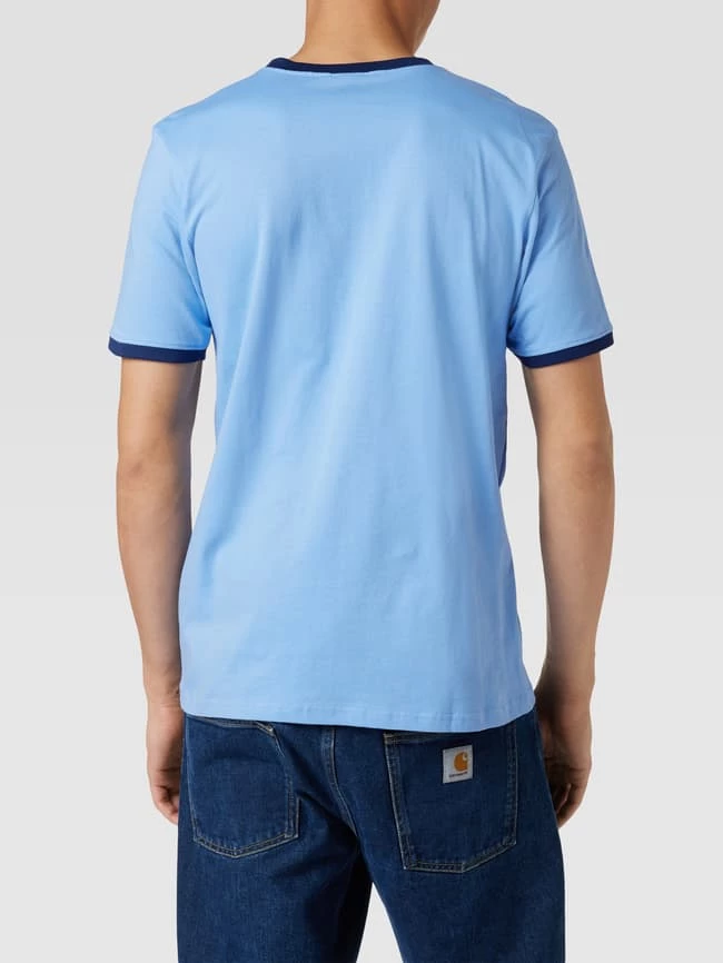 Ellesse T-Shirt Mit Kontraststreifen Und Label-Stitching - Hellblau 5 Ellesse T-Shirt Mit Kontraststreifen Und Label-Stitching - Hellblau – Bild 5