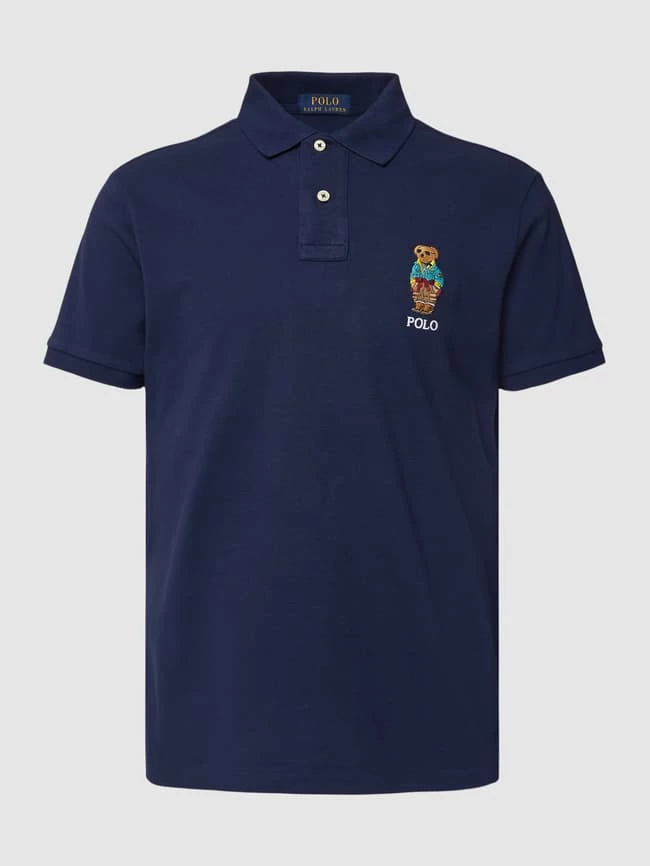 Polo Ralph Lauren Poloshirt Mit Label-Stitching - Marineblau 2 Polo Ralph Lauren Poloshirt Mit Label-Stitching - Marineblau – Bild 2