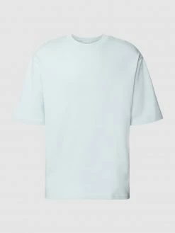 Alternative view of REVIEW T-Shirt In Unifarbenem Design - Hellblau