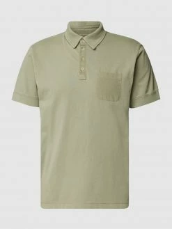 Alternative view of Tom Tailor Poloshirt Mit Label-Patch - Olivgrün