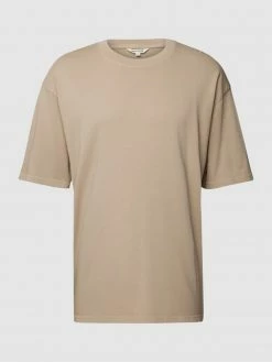 Alternative view of REVIEW T-Shirt Mit Unifarbenem Design - Schlamm